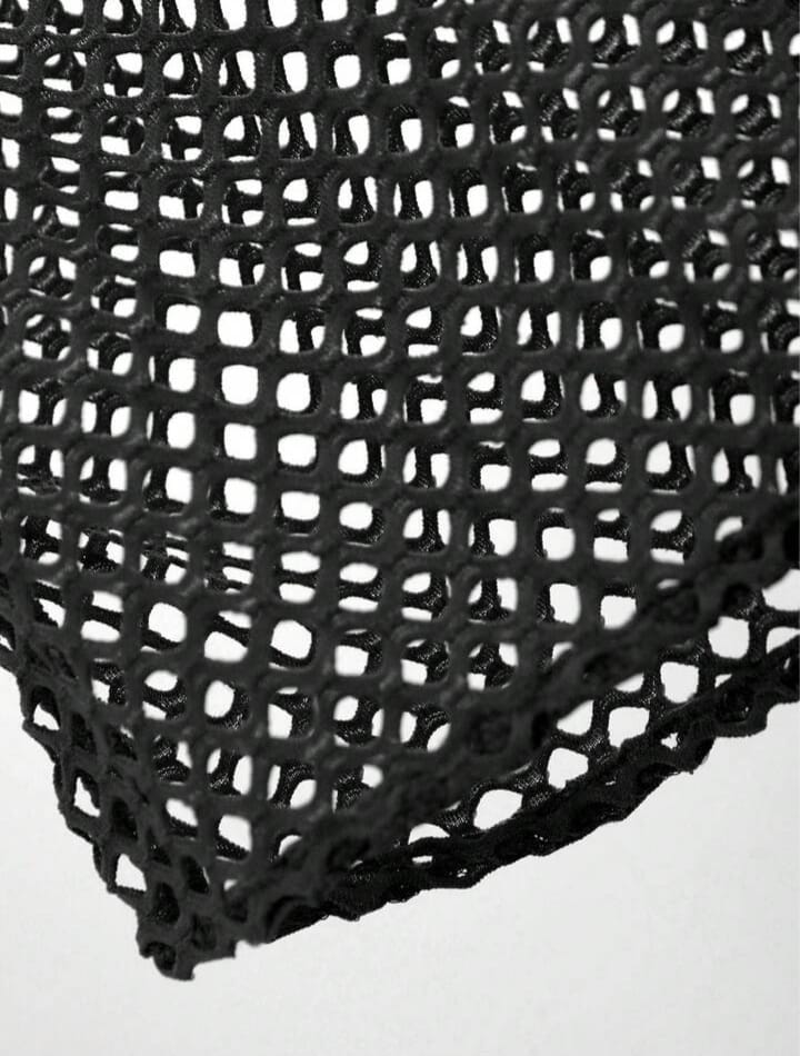 Men's Solid Color Button Hollow Short Sleeve Cardigan Shirt